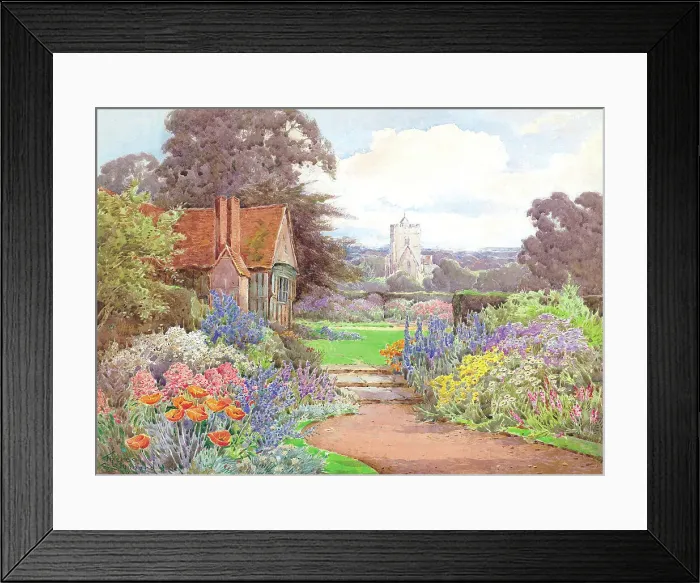 Framed Print : In an Old World Garden Framed Print : In an Old World Garden