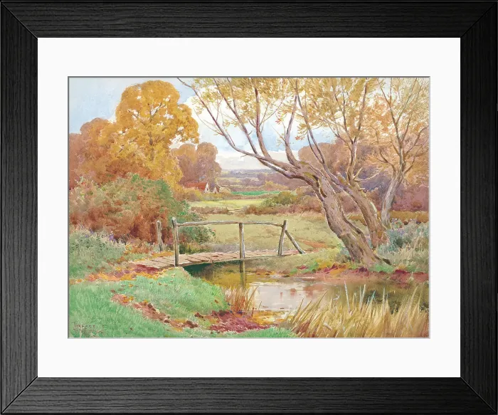 Framed Print : The Rustic Bridge Framed Print : The Rustic Bridge