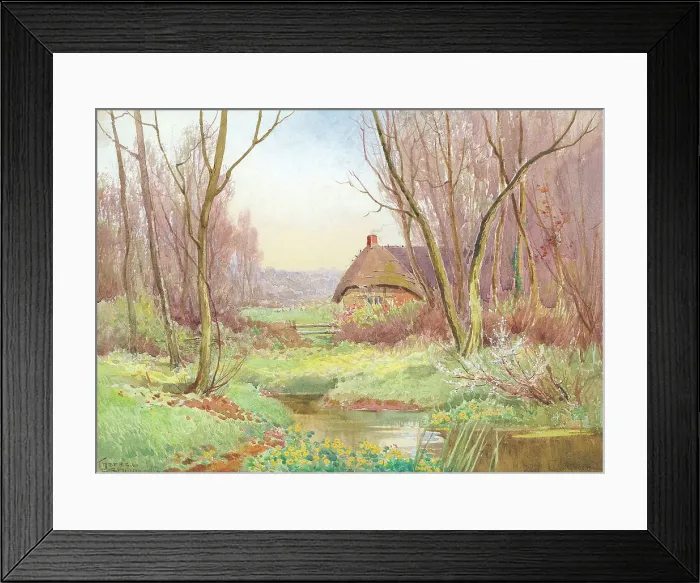 Framed Print : The Kingcup Dell Framed Print : The Kingcup Dell