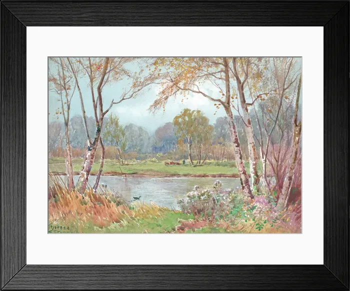 Framed Print : On the Riverbank Framed Print : On the Riverbank