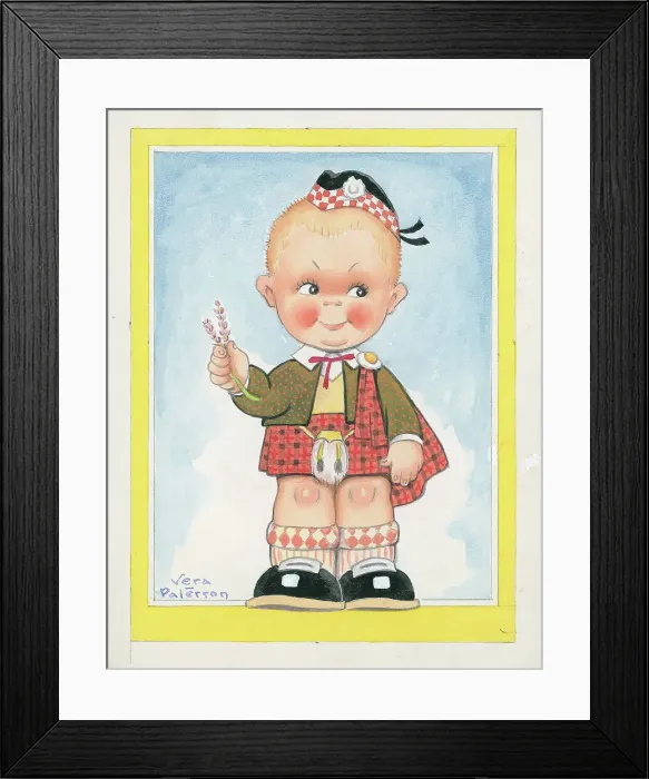 Framed Print : Children playing - domestic settings - humorous card Framed Print : Children playing - domestic settings - humorous card