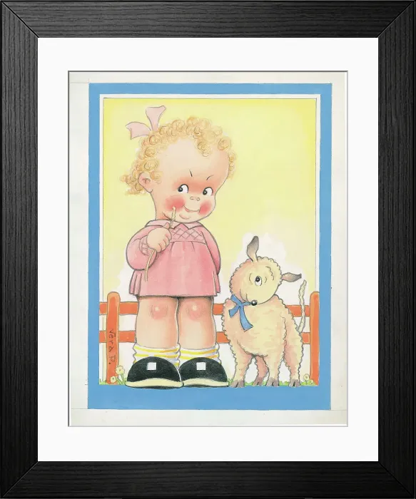 Framed Print : Children playing - domestic settings - humorous card Framed Print : Children playing - domestic settings - humorous card