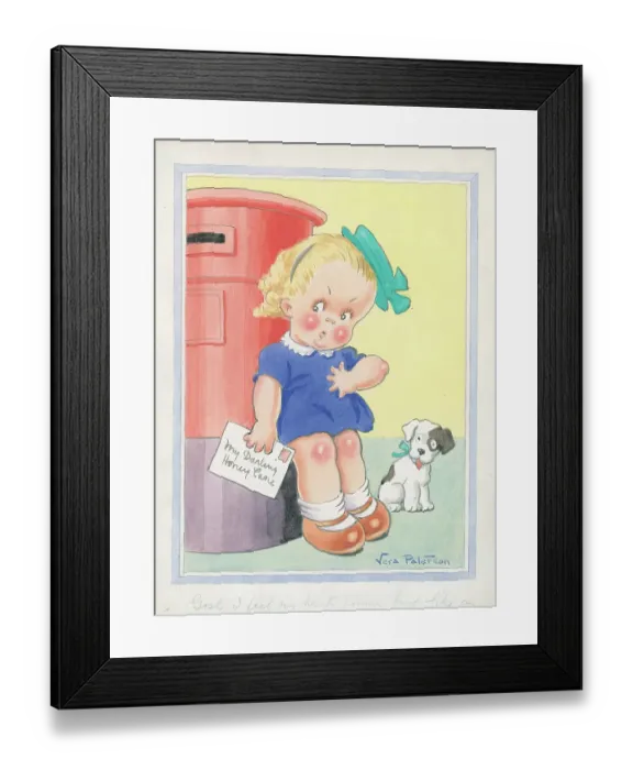 Framed Print : Children playing - domestic settings - humorous card Framed Print : Children playing - domestic settings - humorous card