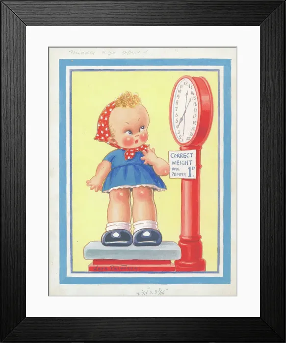 Framed Print : Children playing - domestic settings - humorous card Framed Print : Children playing - domestic settings - humorous card