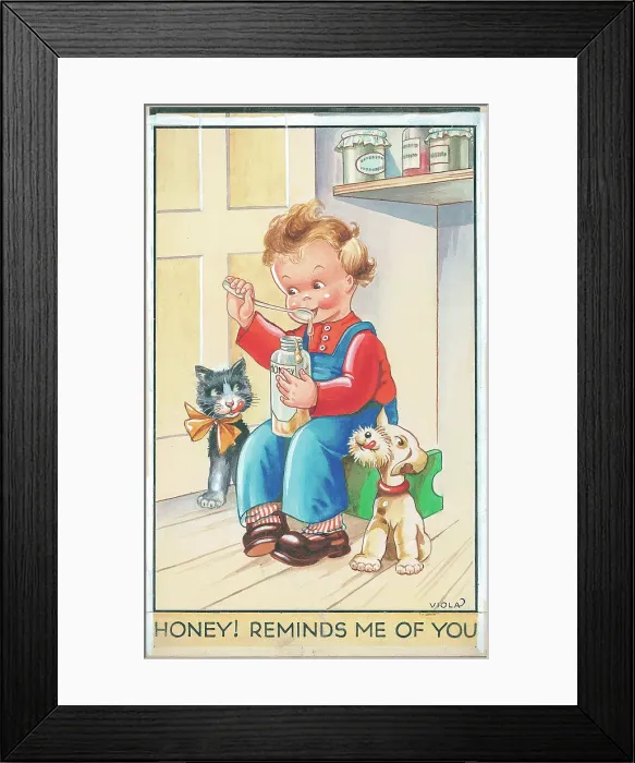 Framed Print : Children playing - domestic settings - humorous card Framed Print : Children playing - domestic settings - humorous card