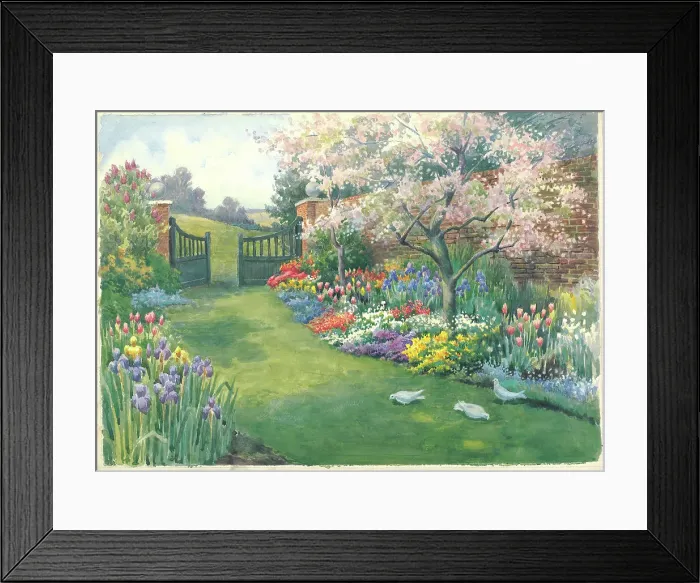 Framed Print : A spring border Framed Print : A spring border