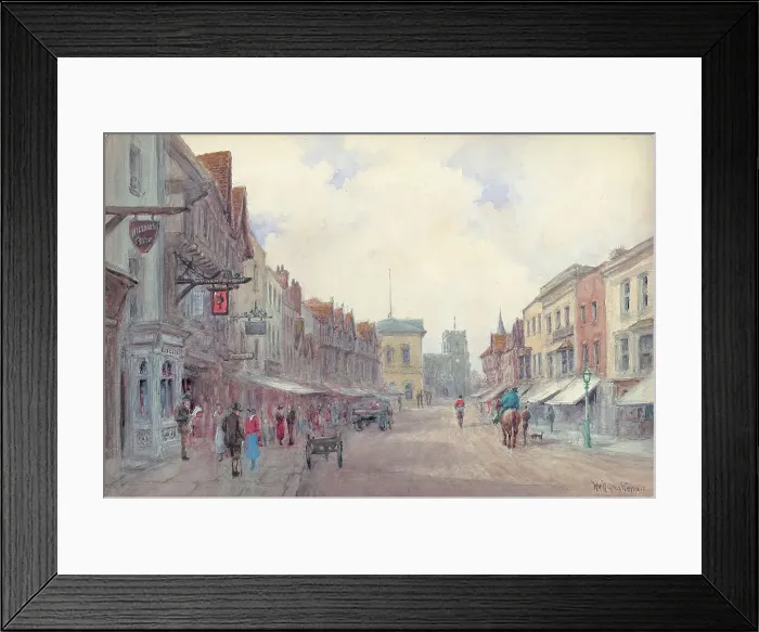Framed Print : High Street, Stratford-upon-Avon Framed Print : High Street, Stratford-upon-Avon