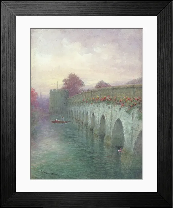Framed Print : Clopton Bridge Stratford-upon-Avon Landscape Framed Print : Clopton Bridge Stratford-upon-Avon Landscape