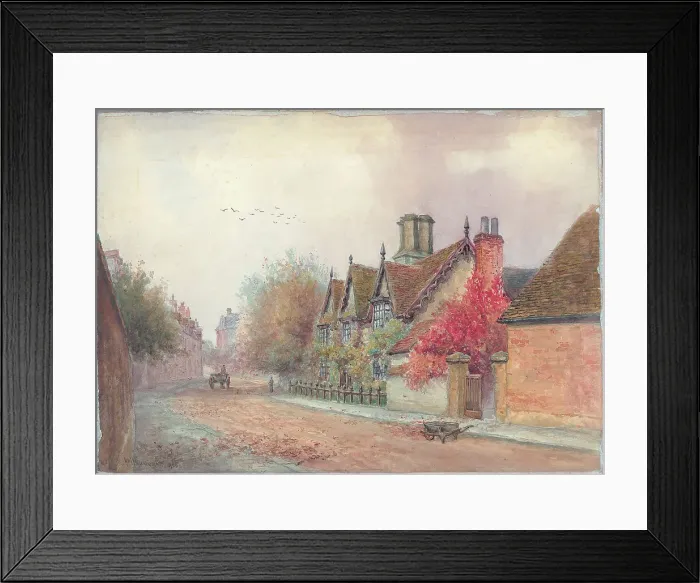 Framed Print : Hall's Croft, Old Town, Stratford-upon-Avon Framed Print : Hall's Croft, Old Town, Stratford-upon-Avon