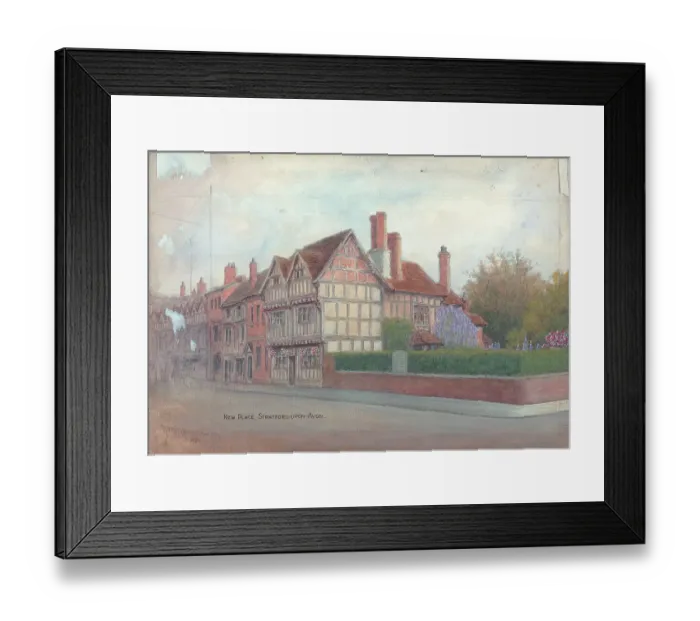 Framed Print : New Place / Nash's House, Stratford-upon-Avon Framed Print : New Place / Nash's House, Stratford-upon-Avon