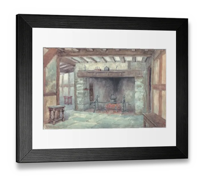 Framed Print : The kitchen, Shakespeare's Birthplace, Stratford-upon-Avon Framed Print : The kitchen, Shakespeare's Birthplace, Stratford-upon-Avon