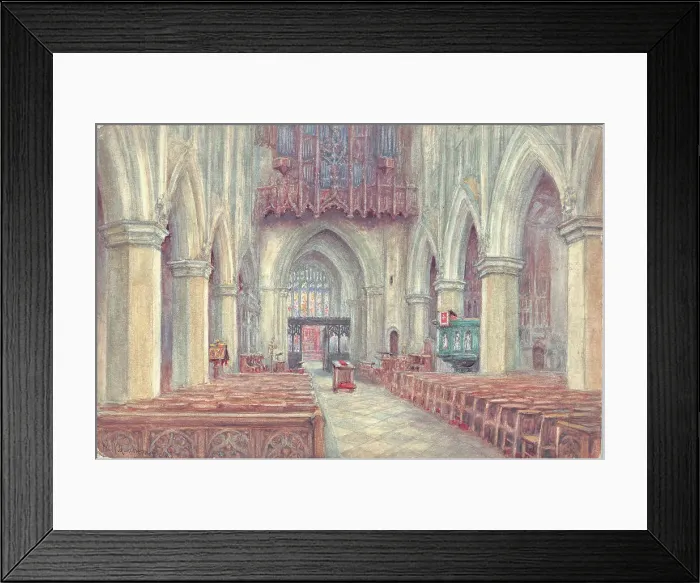Framed Print : Interior, Holy Trinity Church, Stratford-upon-Avon Framed Print : Interior, Holy Trinity Church, Stratford-upon-Avon