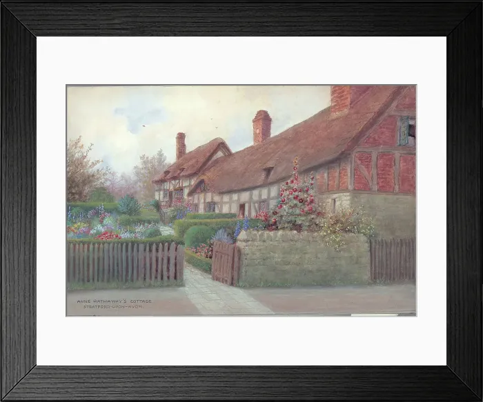 Framed Print : Anne Hathaway's Cottage, Stratford-upon-Avon Framed Print : Anne Hathaway's Cottage, Stratford-upon-Avon