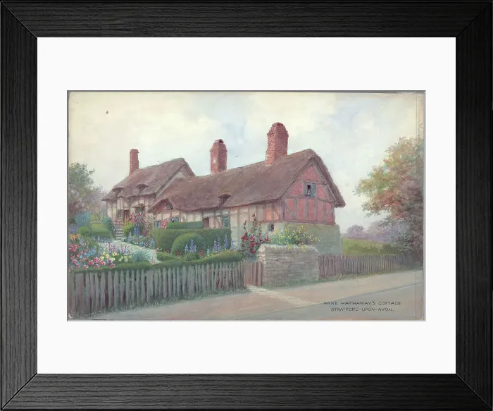 Framed Print : Anne Hathaway's Cottage, Stratford-upon-Avon Framed Print : Anne Hathaway's Cottage, Stratford-upon-Avon