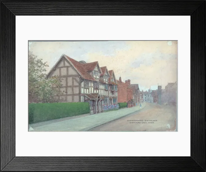 Framed Print : Shakespeare's Birthplace, Stratford-upon-Avon Framed Print : Shakespeare's Birthplace, Stratford-upon-Avon