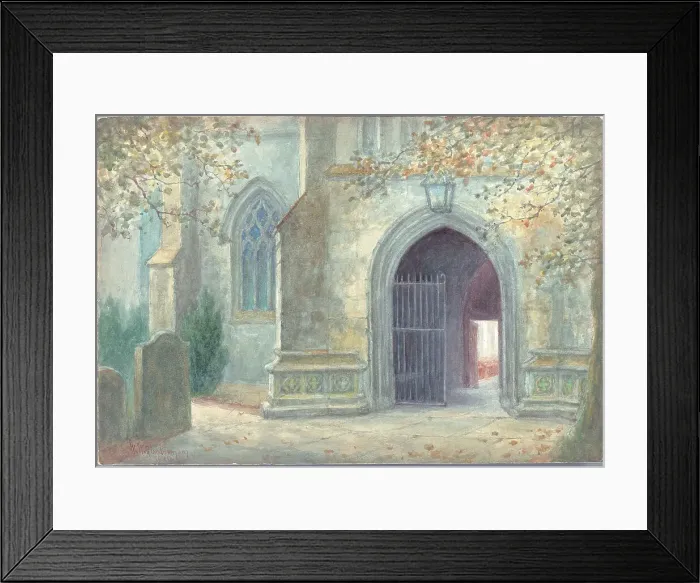 Framed Print : North Porch Stratford-upon-Avon Church Landscape Framed Print : North Porch Stratford-upon-Avon Church Landscape