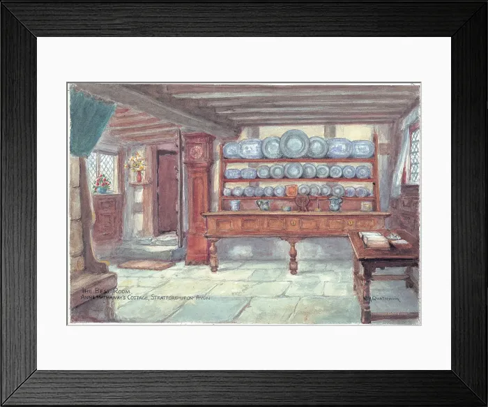 Framed Print : The Best Room, Anne Hathaway's Cottage, Stratford-upon-Avon Framed Print : The Best Room, Anne Hathaway's Cottage, Stratford-upon-Avon
