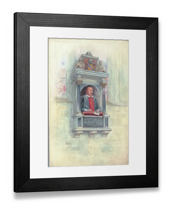 Framed Print : Shakespeare memorial, Holy Trinity Church, Stratford