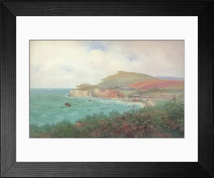 Framed Print : Freshwater Bay, Isle of Wight