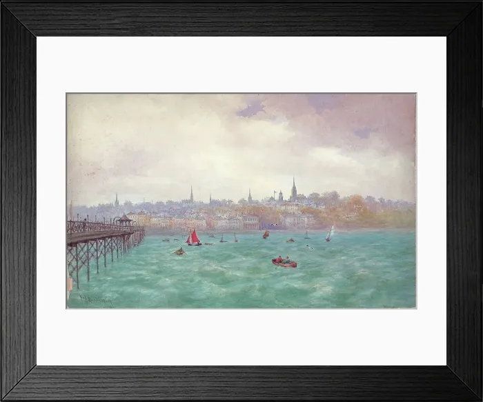 Framed Print : Ryde from the Pier, Isle of Wight Framed Print : Ryde from the Pier, Isle of Wight