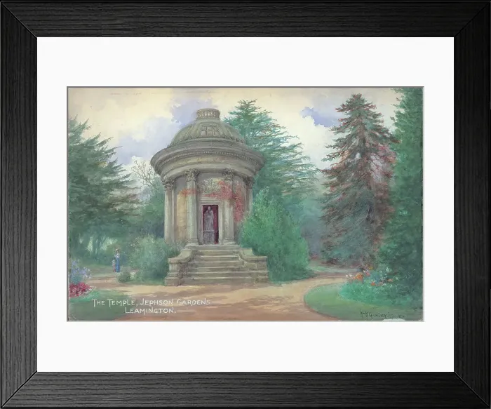 Framed Print : The Temple, Jephson Gardens, Leamington Spa Framed Print : The Temple, Jephson Gardens, Leamington Spa