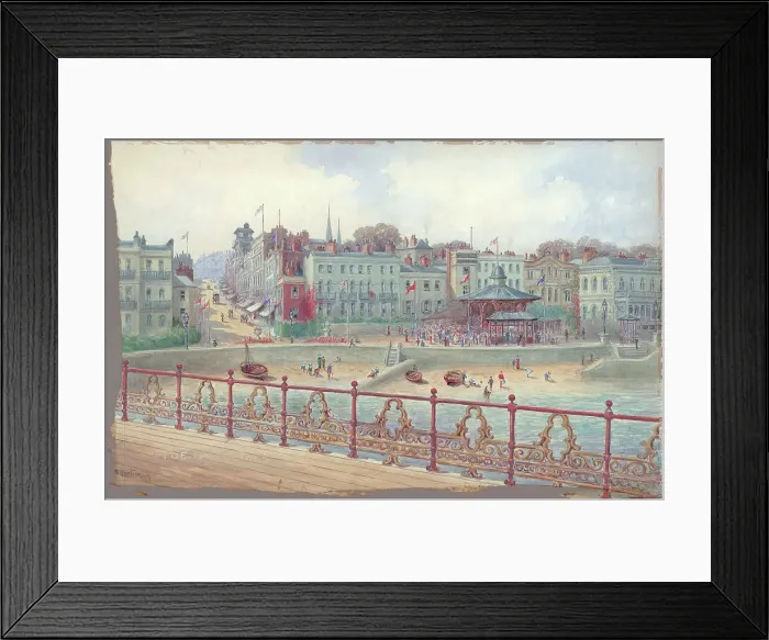 Framed Print : Ryde from the Pier, Isle of Wight