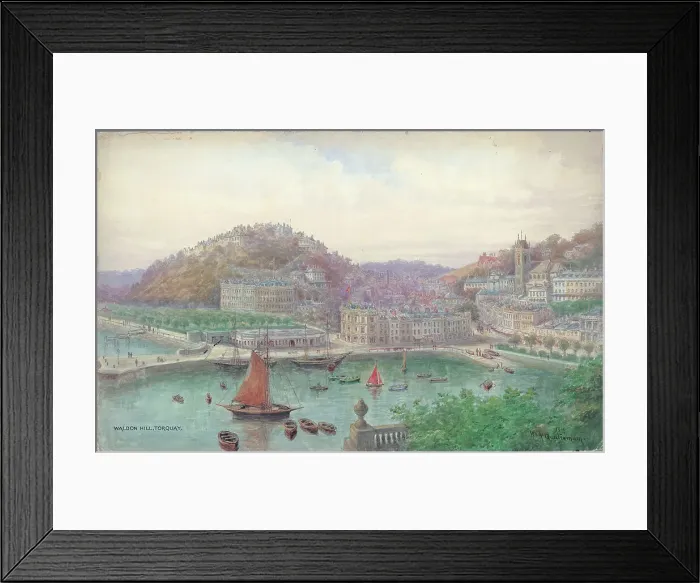 Framed Print : Waldon Hill, Torquay Framed Print : Waldon Hill, Torquay