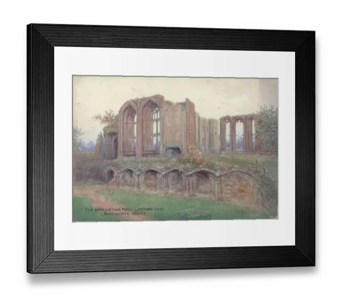Framed Print : The banqueting hall looking east Kenilworth Castle Framed Print : The banqueting hall looking east Kenilworth Castle