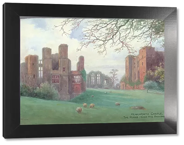 Kenilworth Castle, the ruins from the ramparts