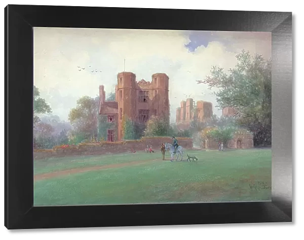 Kenilworth Castle Landscape scene England Watercolour