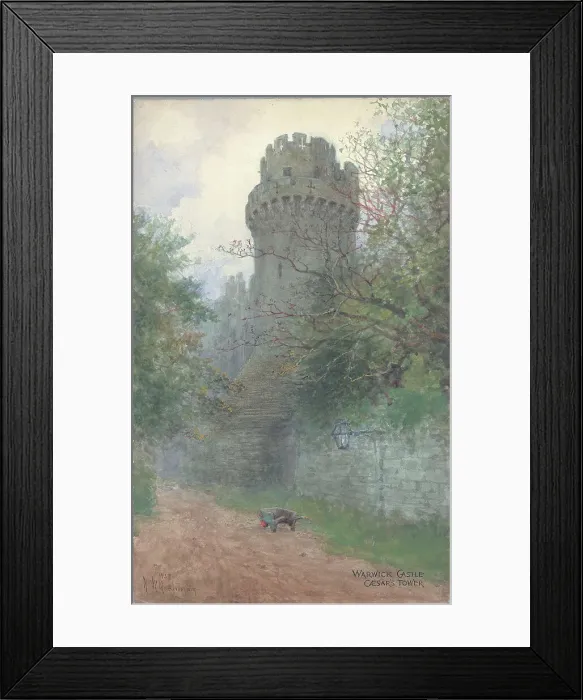 Framed Print : Warwick Castle, Caesar's Tower Framed Print : Warwick Castle, Caesar's Tower