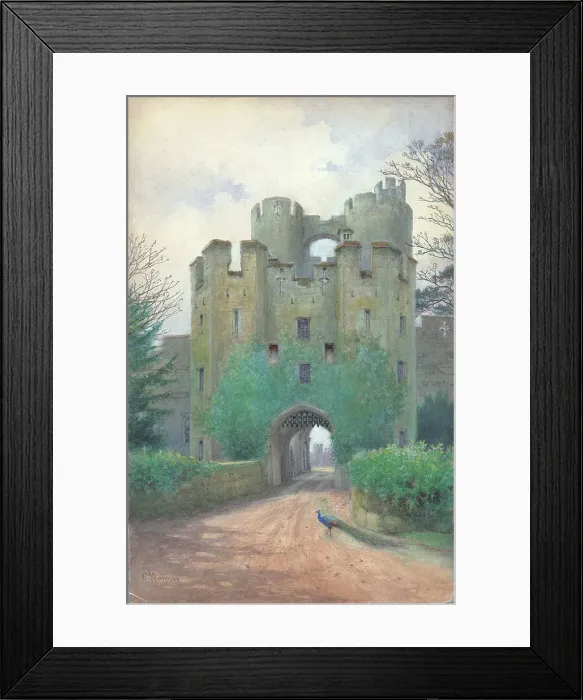 Framed Print : The Barbican, Warwick Castle Framed Print : The Barbican, Warwick Castle