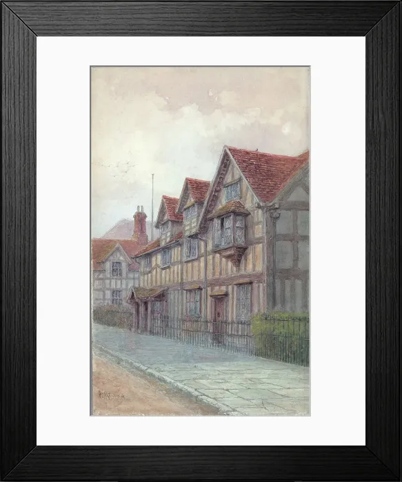 Framed Print : Shakespeare's Birthplace, Stratford upon Avon Framed Print : Shakespeare's Birthplace, Stratford upon Avon