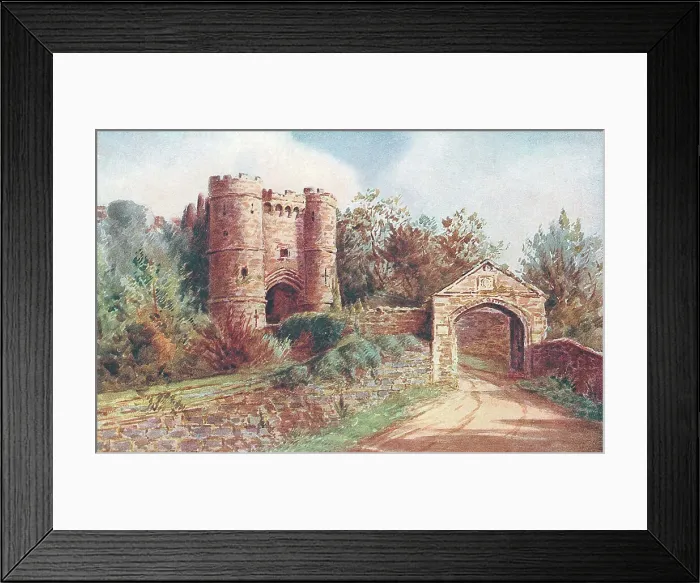 Framed Print : Carisbrook Castle Framed Print : Carisbrook Castle