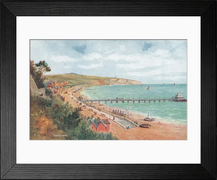 Framed Print : Sandown, Isle of Wight Framed Print : Sandown, Isle of Wight