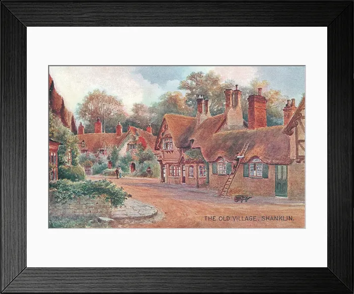Framed Print : The Old Village, Shanklin, Isle of Wight Framed Print : The Old Village, Shanklin, Isle of Wight
