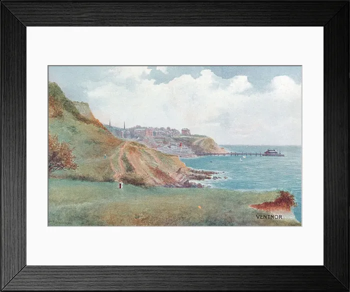 Framed Print : Ventnor Pier, Isle of Wight Framed Print : Ventnor Pier, Isle of Wight