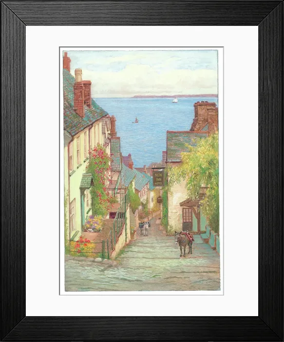 Framed Print : Clovelly, Devon Framed Print : Clovelly, Devon