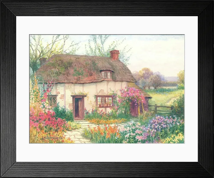 Framed Print : Cottage at Chalgrove, Oxfordshire Framed Print : Cottage at Chalgrove, Oxfordshire