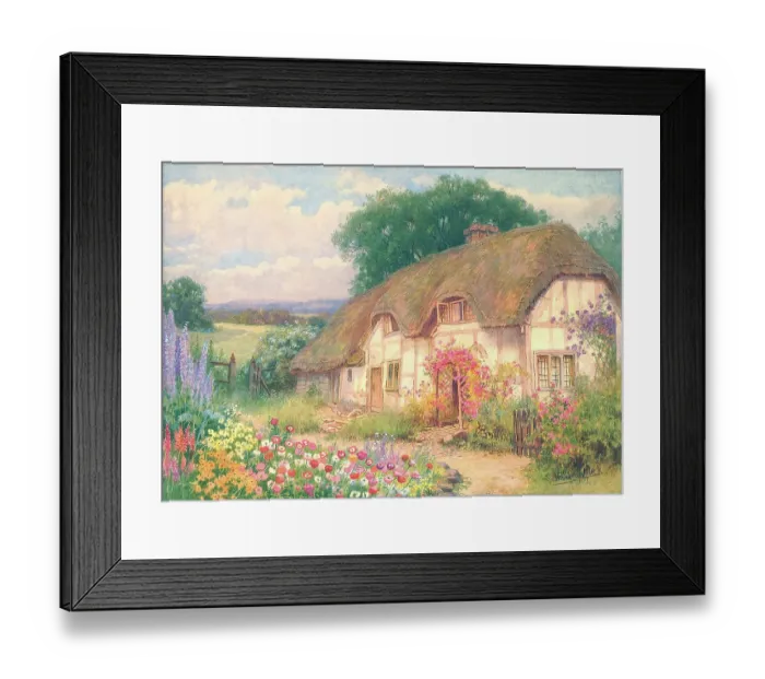 Framed Print : A Warwickshire cottage Framed Print : A Warwickshire cottage
