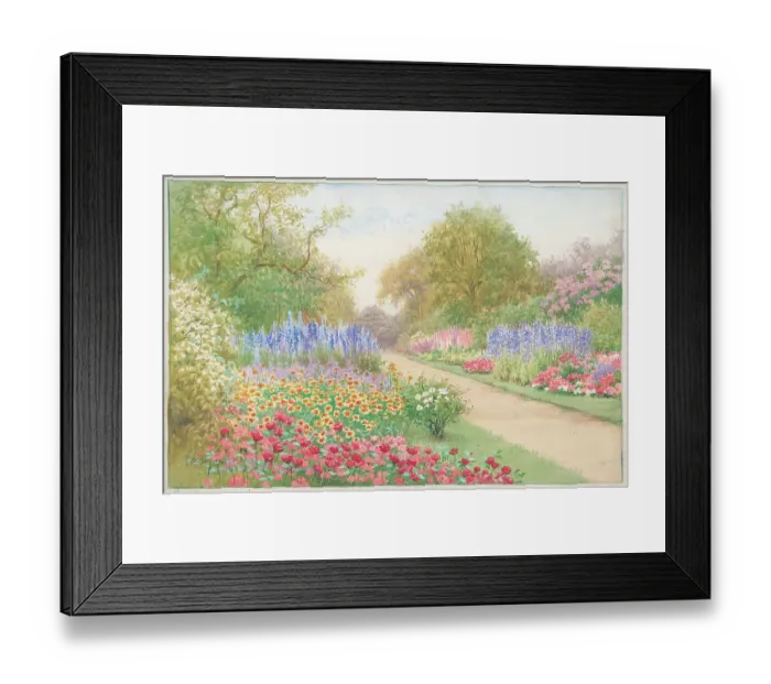Framed Print : The Flower Walk, Kew Gardens Framed Print : The Flower Walk, Kew Gardens