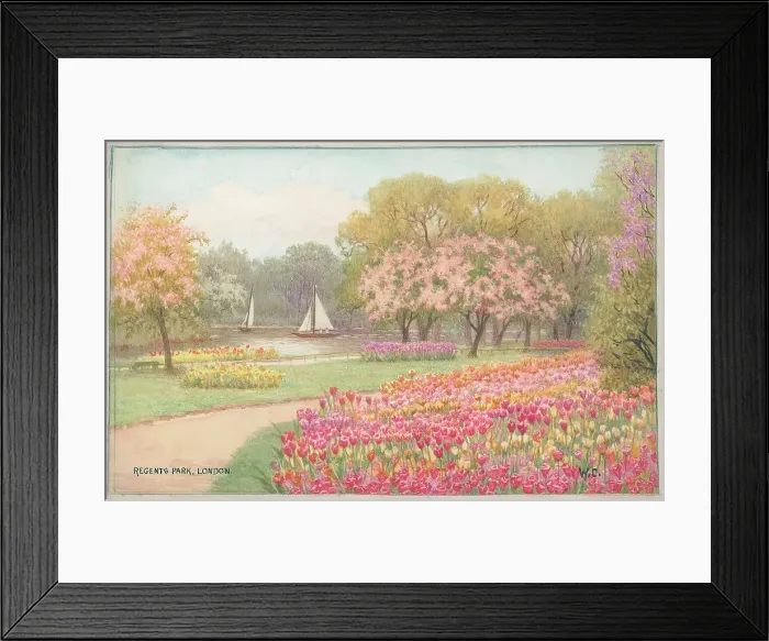 Framed Print : Regents Park, London Parks Framed Print : Regents Park, London Parks