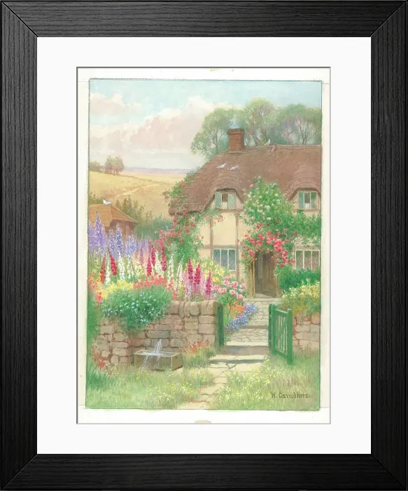 Framed Print : An Old Cottage near Chipping Campden Framed Print : An Old Cottage near Chipping Campden