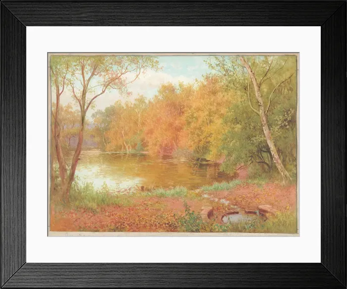 Framed Print : Caesar's Well Keston Bromley Landscape scene Framed Print : Caesar's Well Keston Bromley Landscape scene