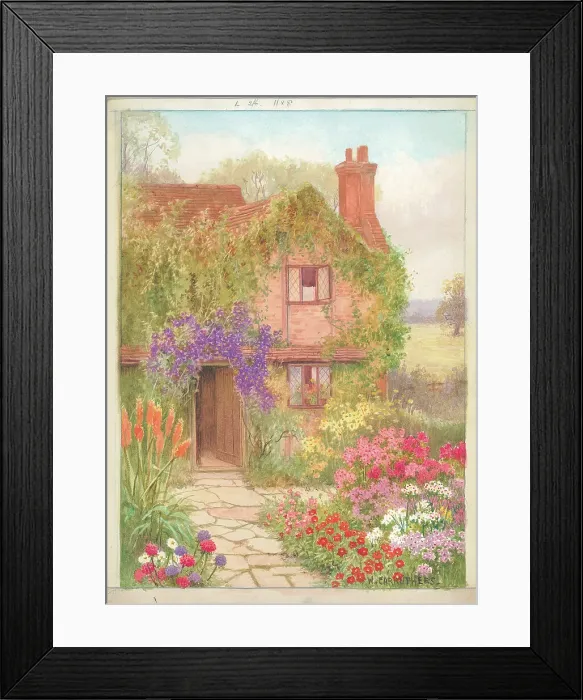 Framed Print : Old Cottage at Ockley, Surrey Framed Print : Old Cottage at Ockley, Surrey