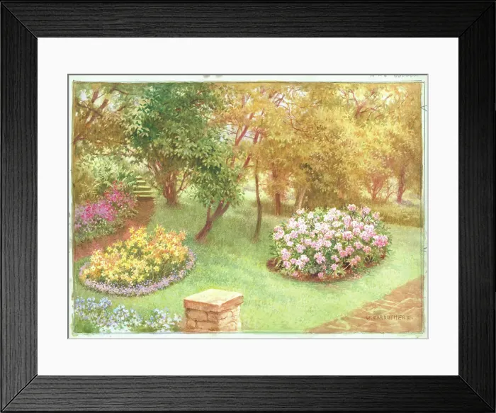 Framed Print : The garden, St. Botolph's, Sevenoaks Framed Print : The garden, St. Botolph's, Sevenoaks