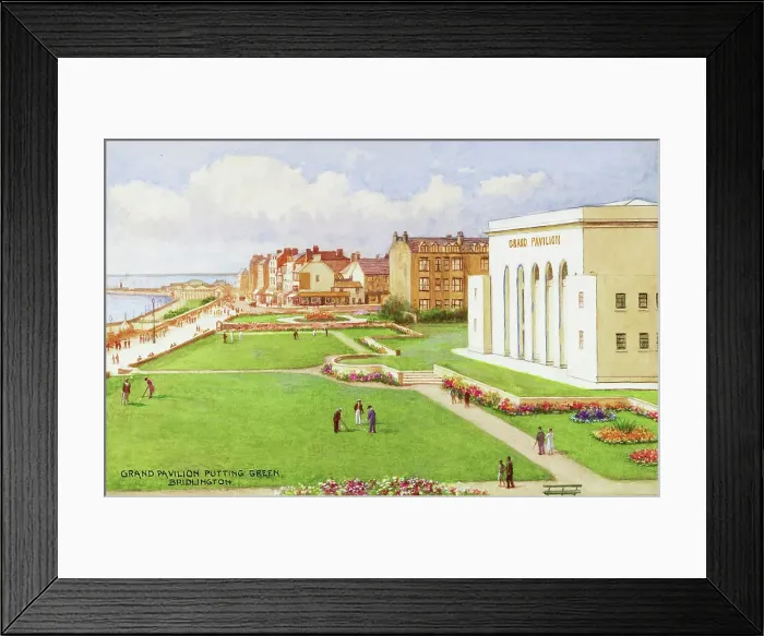 Framed Print : Watercolour painting w carruthers affleck Bridlington Framed Print : Watercolour painting w carruthers affleck Bridlington