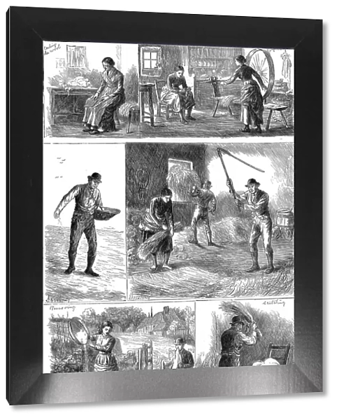 Scenes of peasant working life, Ireland