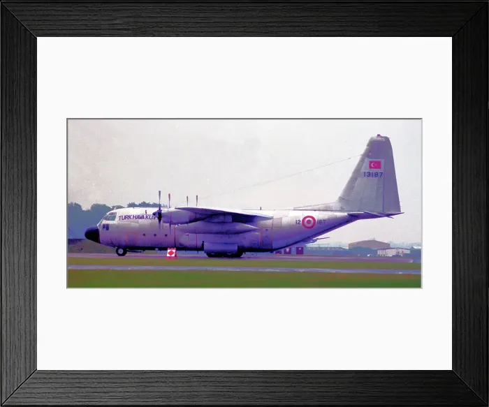 Framed Print : Lockheed C-130E Hercules 13187 - ETI-187 Framed Print : Lockheed C-130E Hercules 13187 - ETI-187