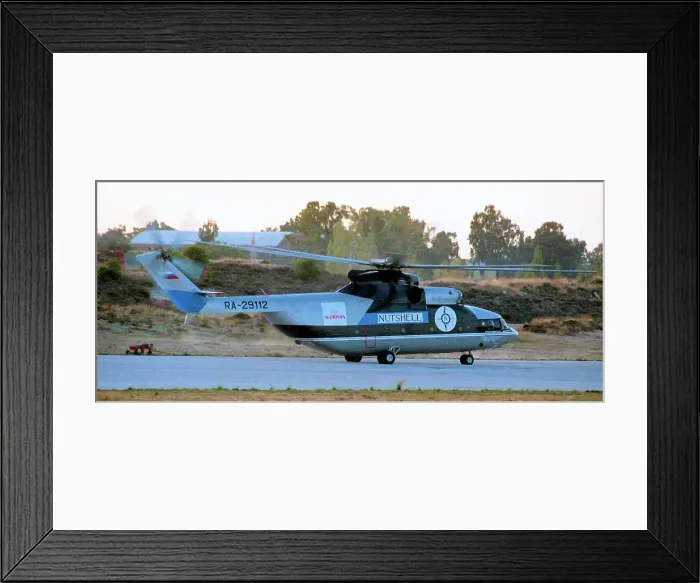 Framed Print : RosVertol Mil Mi-26 RA-29112 Framed Print : RosVertol Mil Mi-26 RA-29112